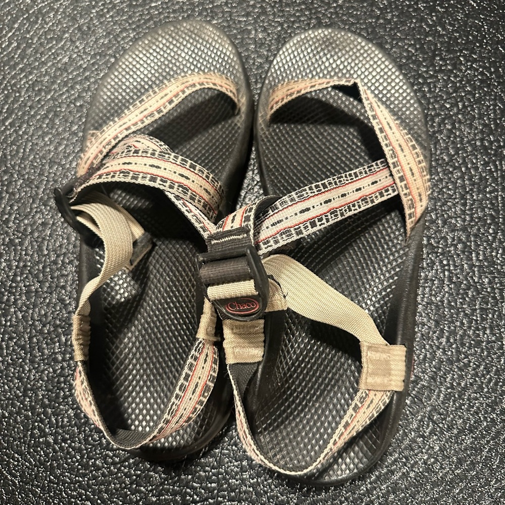 Chaco Black and Tan Sandals